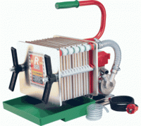 FILTR 12 PŁYTOWY COLOMBO NIERDZEWNY Z POMPĄ