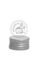 ZAKRĘTKA SREBRNA PP 31,5 X13mm BLASZANA Z GWINTEM 