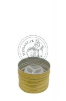 ZAMKNIĘCIE PP 28X22 ZŁOTE Z WKŁADKĄ DO NALEWANIA I GWINTEM