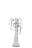 BUTELKA TRĄBKA 0,10L BIAŁA