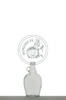 BUTELKA PLACKA Z UCHEM 0,235L BIAŁA