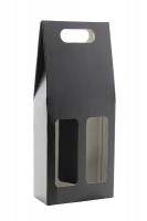 KARTON NA 2 BUT. CZARNY BEZ NADRUKU